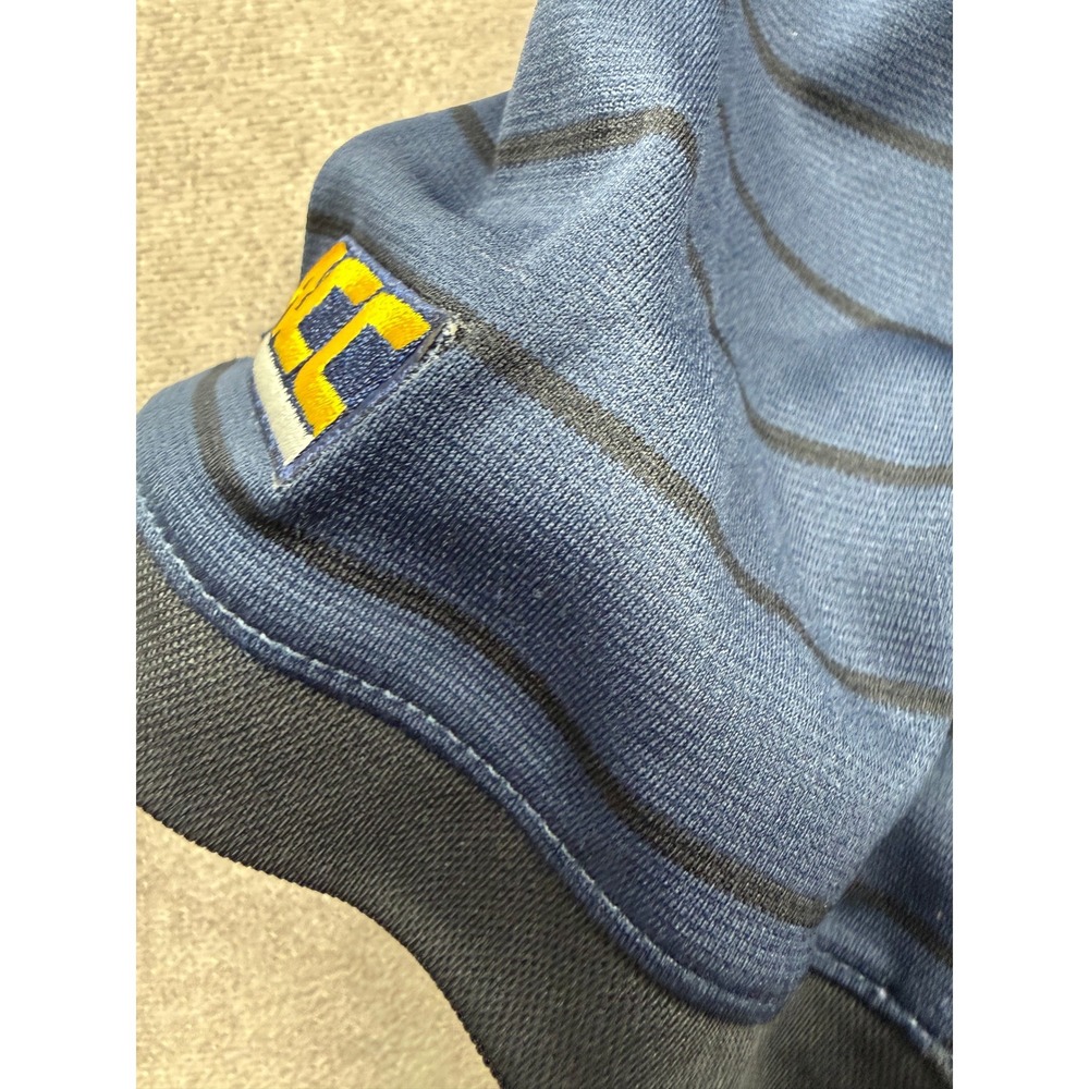 Nike Cal Bears Berkeley Dri-FIT Polo Shirt Men M Navy Stripe ACC Logo Game Day - Picture 7 of 16